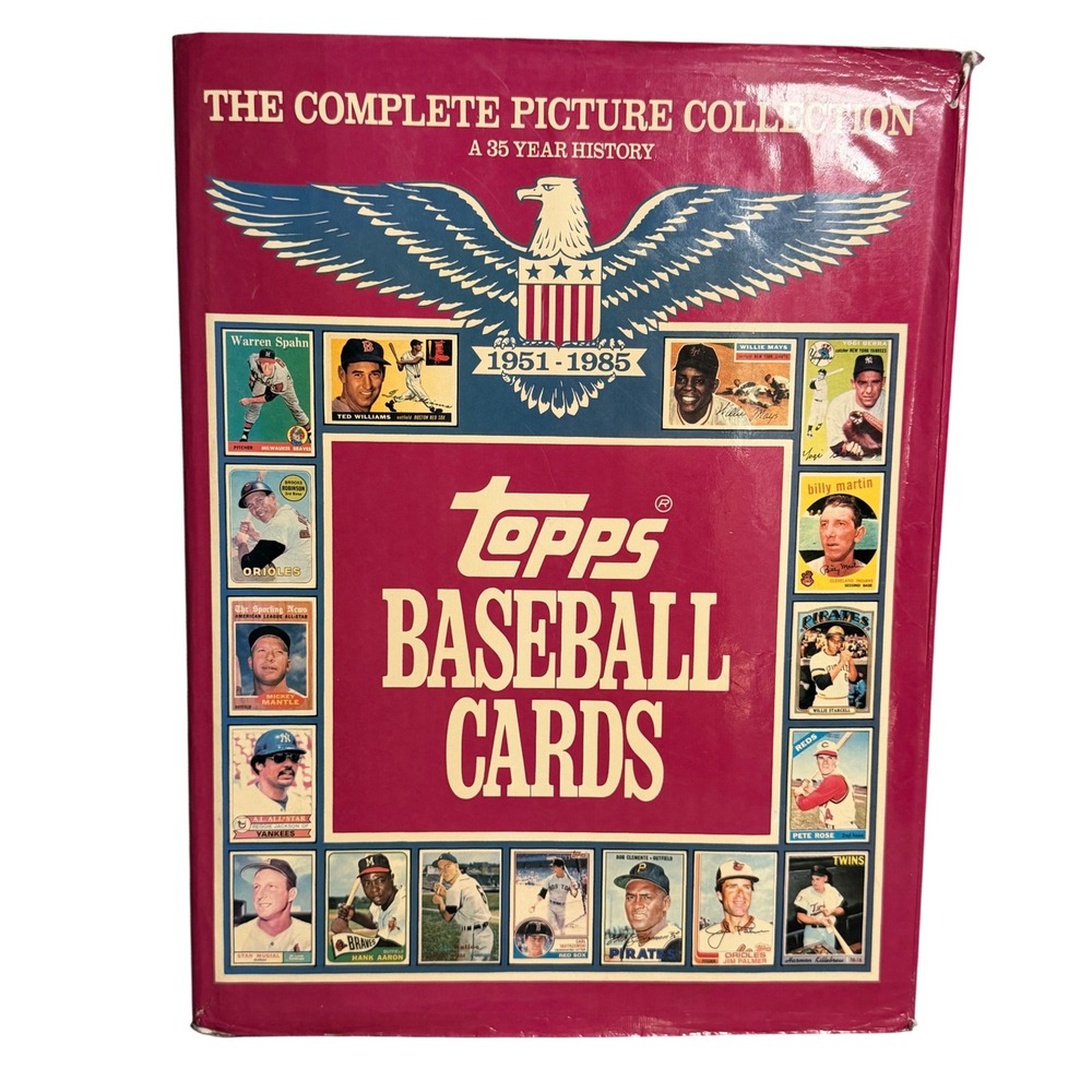 Topps Baseball Cards Complete Picture Collection 1951-1985 Hardcover Tight Bind